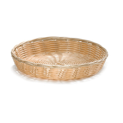 TableCraft Products 1169W 10" Dia. x 1 1/2"H Hand-Woven Basket