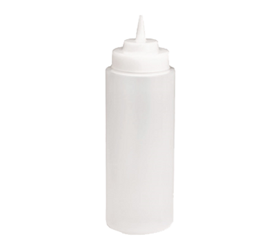TableCraft Products 3263C 32 oz Clear Natural Standard Cone Squeeze Bottle