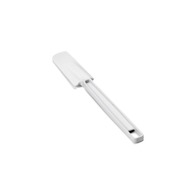 TableCraft Products 1500 9.5" White Flat Shaped Rubber Blade Spatula - 24/Case