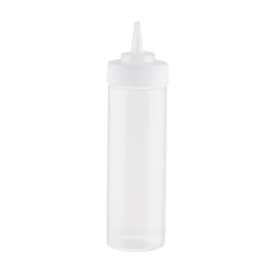 TableCraft Products 11253C-1 12 Oz. 53mm Opening WideMouth Squeeze Bottle