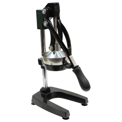 TableCraft Products JP9730 11 1/2" x 7" x 17" Black Cast Iron Cash &amp; Carry Big Squeeze Juice Press