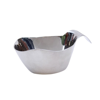 TableCraft Products 9803 3 Oz. Stainless Steel Brushed Finish Gravy Boat