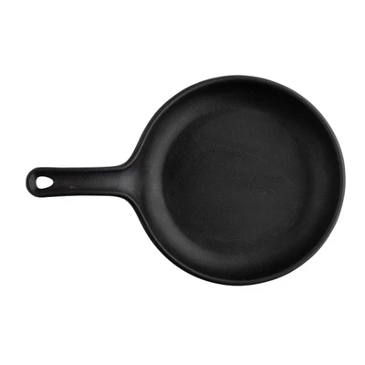 TableCraft Products MSKLT65 6 1/2" Dia. x 9 1/2" L Round Melamine Skillet With Handle