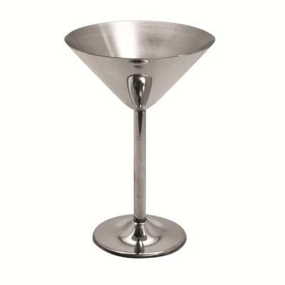 TableCraft Products MCSS10 10 Oz. 4 1/2" Dia. x 7" Stainless Steel Martini Cup
