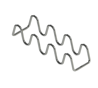 TableCraft Products TRW34 7 3/4" W x 2 1/4" D x 1 1/2" H Stainless Steel Wire Taco Taxi Server