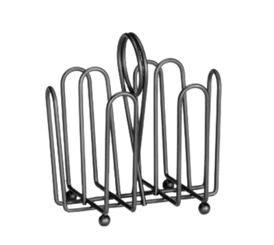 TableCraft Products 597CBK Metal Jelly Packet Rack - 2&quot; x 1 - 1/2