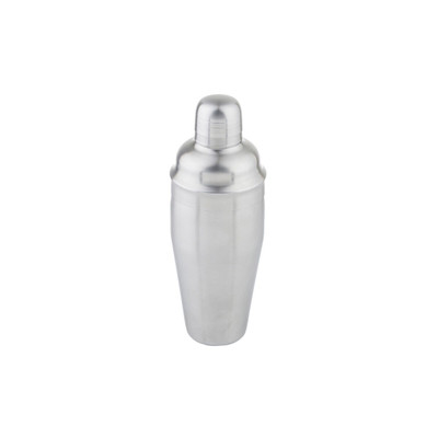 TableCraft Products 10469 3.75" W x 10" H 24 Oz. 3-Piece Stainless Steel Cocktail Shaker