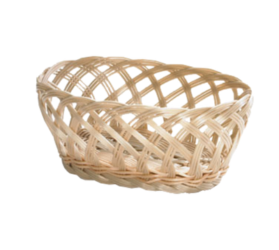 TableCraft Products 1136W 9 1/2&quot; W x 7 1/4&quot; D x 3 3/4&quot; H Hand-Woven Basket
