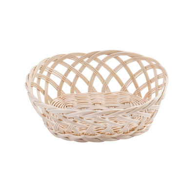 TableCraft Products 1136W 9 1/2" W x 7 1/4" D x 3 3/4" H Hand-Woven Basket