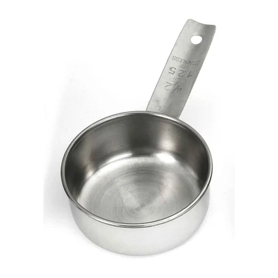 TableCraft Products 724C 1/2 Cup Stainless Steel Measuring Cup