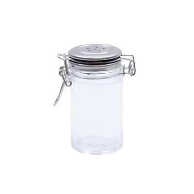 TableCraft Products H2S&amp;P 2 Oz. 1 3/4" Dia. x 3 3/8"H Clear Glass Cash &amp; Carry Salt/Pepper Shakers