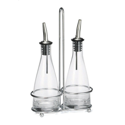 TableCraft Products 611N 6 Oz. Siena Oil & Vinegar Set