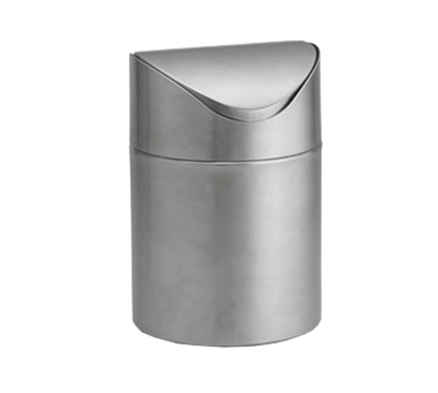 TableCraft Products WM1 1.4 Qt. Countertop Stainless Steel Mini Waste Basket
