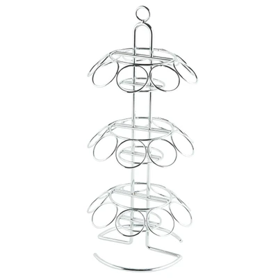 TableCraft Products DCH27 Chrome 3-Tier Holds 27 Cones Cone Holder