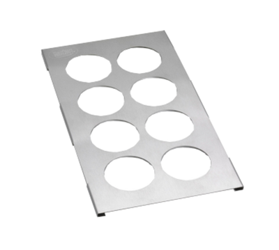 TableCraft Products T8 8 Hole Stainless Steel Squeeze Bottle Template