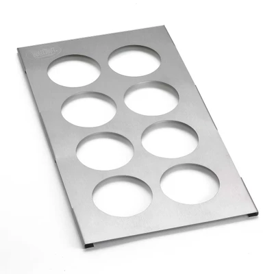 TableCraft Products T8 8 Hole Stainless Steel Squeeze Bottle Template