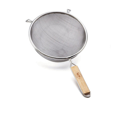TableCraft Products 94 8" Dia. Tin Plated Single Fine Mesh Strainer