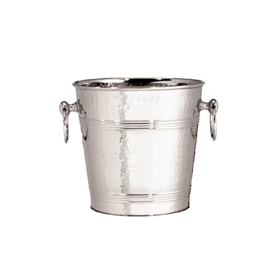 TableCraft Products 5198 8" W x 8.5" H 8 Qt. Stainless Steel Wine and Champagne Bucket