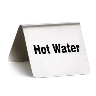 TableCraft Products B7 2 1/2" x 2" Stainless Steel "Hot Water" Buffet Tent