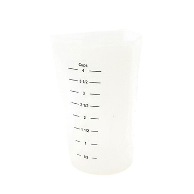 TableCraft Products HSMC34 4 Cup Silicone Measuring Cup