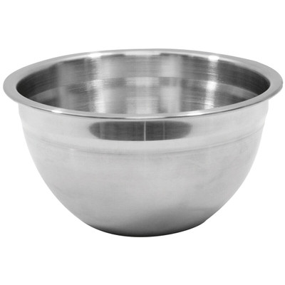 TableCraft Products H832 3 Qt. 9" Dia. x 4 3/4" Stainless Steel Premium Mixing Bowl