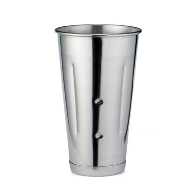 TableCraft Products 64E 30 Oz. Stainless Steel Cash &amp; Carry Malt Cup