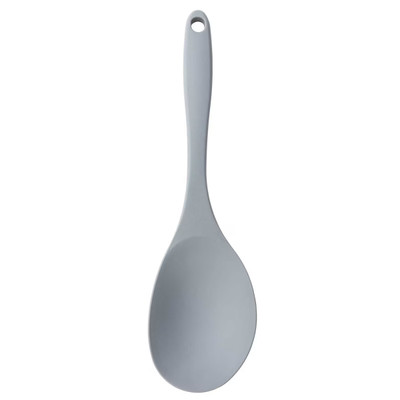 TableCraft Products H3902GY 11-5/8" Gray Silicone Cash & Carry Spoon