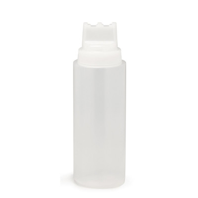 TableCraft Products 3263C3 32 Oz. Clear SelecTop WideMouth Squeeze Bottle