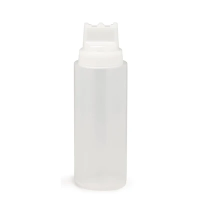 TableCraft Products 3263C3 32 Oz. Clear SelecTop WideMouth Squeeze Bottle