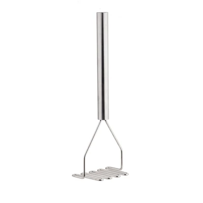 TableCraft Products 7418 18 1/4" Square Face Stainless Steel Potato Masher