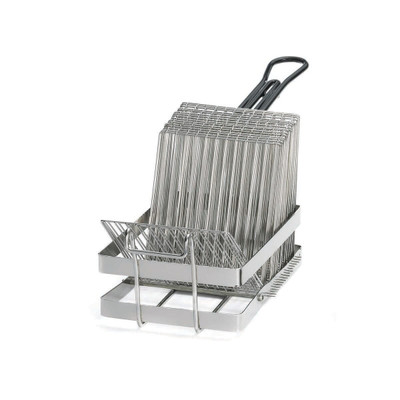 TableCraft Products 41 Chrome Plated Tostada Fry Basket