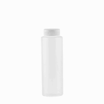 TableCraft Products 2108C-1 8 oz Natural Hinged Top Natural Squeeze Bottle