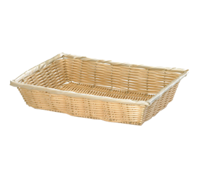TableCraft Products 1187W 10-1/4&quot; W x 7 1/2&quot; D x 2 3/4&quot; H Hand-Woven Basket