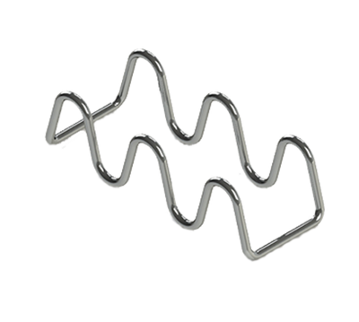 TableCraft Products TRW23 5 5/8" W x 2 1/4" D x 1 1/2" H Stainless Steel Wire Taco Taxi Server