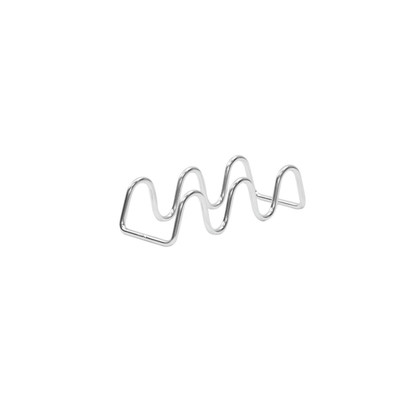 TableCraft Products TRW23 5 5/8" W x 2 1/4" D x 1 1/2" H Stainless Steel Wire Taco Taxi Server