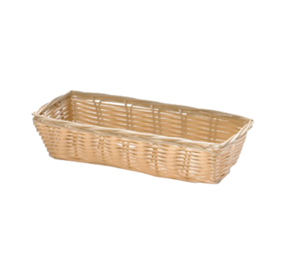 TableCraft Products 1116W 9" W x 3-1/2" D x 2" H Hand-Woven Basket