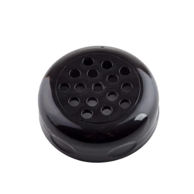 TableCraft Products C260TBK 8 Oz. Black Plastic Cash &amp; Carry Shaker Top Only