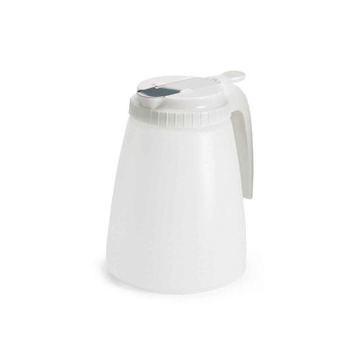 TableCraft Products 748W 48 oz Dispenser White Top - 6/Case