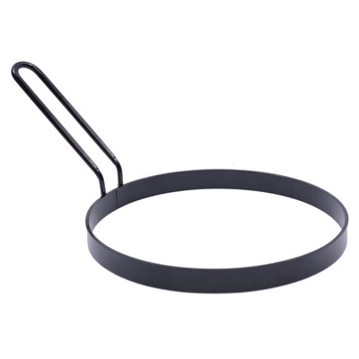 TableCraft Products PCR8 8.25" Dia x 12.5" O.A.L. Round Non-Stick Pancake Ring With Handle