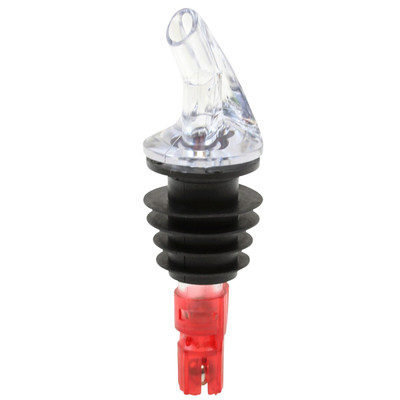TableCraft Products 3501A 1 Oz. Red Dip Tube Cash &amp; Carry Proper Pour Widemouth Pourer
