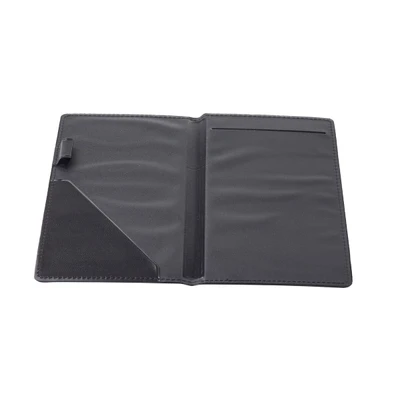 TableCraft Products 59BK Black Vinyl Check Presenter with Credit Card Holder