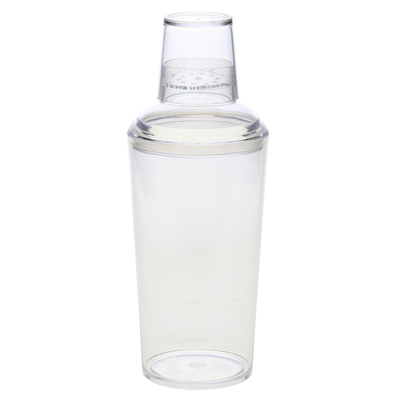 TableCraft Products PS378 27 Oz. Clear SAN Plastic Cocktail Shaker