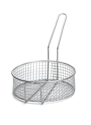 TableCraft Products 988  10 1/2" Dia. x 3 1/2" H Round 18/18 Stainless Steel Cooking Basket