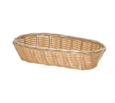 TableCraft Products 1117W 9&quot; W x 4&quot; D x 2-1/4&quot; H Hand-Woven Basket