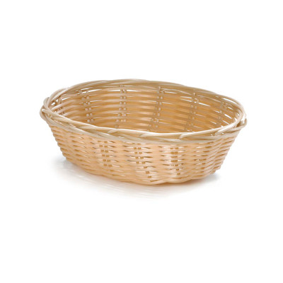 TableCraft Products 1171W 7" W x 5" D x 2" H Hand-Woven Basket
