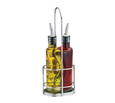 TableCraft Products H918N Cash &amp; Carry Gemelli Bottle Set With Chrome Plated Rack