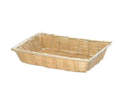 TableCraft Products 1188W 14&quot; W x 10&quot; D x 3&quot; H Hand-Woven Basket