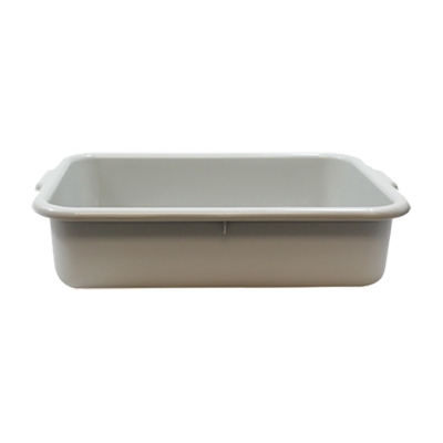 TableCraft Products 1529G 21 1/2&quot; W x 15 3/4&quot; D x 5&quot; H Gray Tote Box