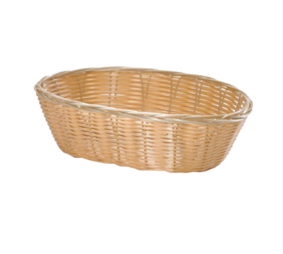 TableCraft Products 1176W 10&quot; W x 6 1/2&quot; D x 3&quot; H Hand-Woven Basket