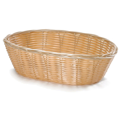 TableCraft Products 1176W 10" W x 6 1/2" D x 3" H Hand-Woven Basket
